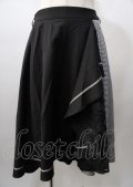 axes femme / ラッフルフリルイレヘムスカート  黒 Y-25-07-18-135-AX-SK-SZ-ZY