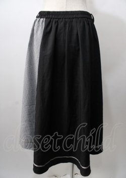 画像2: axes femme / ラッフルフリルイレヘムスカート  黒 Y-25-07-18-135-AX-SK-SZ-ZY