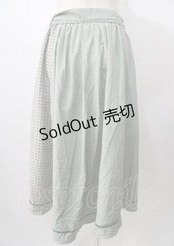 画像2: axes femme / リボン付フリルスカート  グリーン Y-25-07-18-137-AX-SK-SZ-ZT479