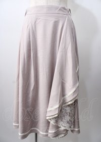 axes femme / ラッフルフリルスカート  ピンク Y-25-07-18-139-AX-SK-SZ-ZI