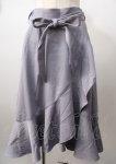 画像1: axes femme POETIQUE / リボン付ラッフルフリルスカート  ラベンダー Y-25-07-18-143-AX-SK-SZ-ZH (1)