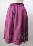 画像2: axes femme / 裾薔薇レース使いスカート  パープル Y-25-07-18-151-AX-SK-SZ-ZT480 (2)