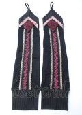 Ozz On / 刺繍入りアームカバー  黒 Y-25-07-18-019-OO-ZA-SZ-ZY