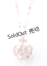 axes femme / ロイヤルクラウンネックレス  ピンクゴールド Y-25-07-18-003-AX-AC-SZ-ZY