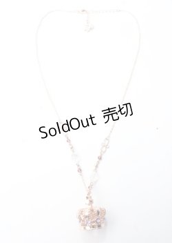 画像3: axes femme / ロイヤルクラウンネックレス  ピンクゴールド Y-25-07-18-003-AX-AC-SZ-ZY