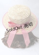 Candy Stripper / ストローハット   Y-25-07-18-032-PU-AC-SZ-ZY
