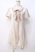 axes femme / ストライプシャツチュニック  生成り Y-25-07-21-034-AX-OP-SZ-ZY