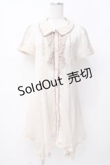 axes femme / ストライプシャツチュニック  生成り Y-25-07-21-034-AX-OP-SZ-ZY