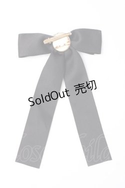 画像2: NOEMIE / カメオ付リボンブローチ  黒 Y-25-07-21-006-LO-ZA-SZ-ZT486-F003