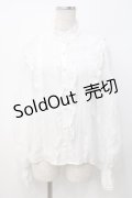 axes femme kawaii / クラシカルレーシーブラウス M 白 Y-25-07-21-041-AX-BL-SZ-ZY