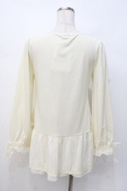 画像3: axes femme / レース使いロングインナー  オフ Y-25-07-21-042-AX-TO-AS-ZY