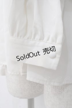 画像4: Fi.n.t / リボンタイ付きロゴ刺繍衿ブラウス 生成り Y-25-07-21-048-CA-BL-SZ-ZT0725Y