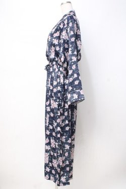 画像2: axes femme / ローズレターパジャマセット  紺 Y-25-07-21-052-AX-TO-SZ-ZY