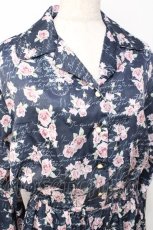画像4: axes femme / ローズレターパジャマセット  紺 Y-25-07-21-052-AX-TO-SZ-ZT476 (4)