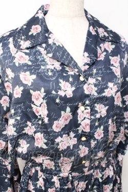 画像4: axes femme / ローズレターパジャマセット  紺 Y-25-07-21-052-AX-TO-SZ-ZY