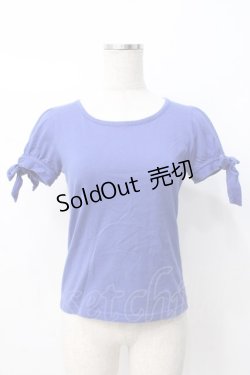 画像1: Emily Temple cute / リボンパフカットソー  青 Y-25-07-21-060-ET-TO-SZ-ZT102