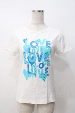 画像1: Jane Marple / love プリントT  白 Y-25-07-21-062-JM-TO-SZ-ZY