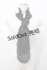 h.naoto Blood / レースアップネクタイ  黒 Y-25-07-21-011-HN-ZA-SZ-ZY