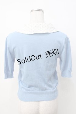 画像3: Jane Marple / gelle dr fruitsのデパコージュカーディガン  サックス Y-25-07-21-065-JM-TO-SZ-ZY