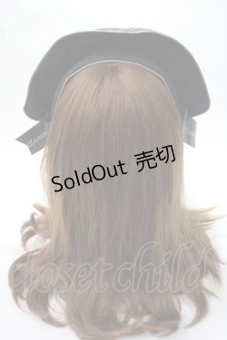 画像3: metamorphose / Little Nurse キャップ風カチューシャ  黒 Y-25-07-21-012-ME-AC-SZ-ZY
