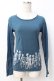 画像1: HYSTERIC GLAMOUR / スカル編み上げTシャツ F Bグリーン Y-25-07-21-078-PU-TO-SZ-ZY (1)