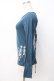 画像2: HYSTERIC GLAMOUR / スカル編み上げTシャツ F Bグリーン Y-25-07-21-078-PU-TO-SZ-ZY (2)
