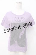 HYSTERIC GLAMOUR / ヒスガールラメTシャツ F パープル Y-25-07-21-080-PU-TS-SZ-ZT021