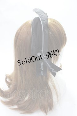 画像4: metamorphose / Little Nurse キャップ風カチューシャ  黒 Y-25-07-21-012-ME-AC-SZ-ZY