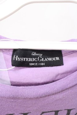 画像4: HYSTERIC GLAMOUR / ヒスガールラメTシャツ F パープル Y-25-07-21-080-PU-TS-SZ-ZY