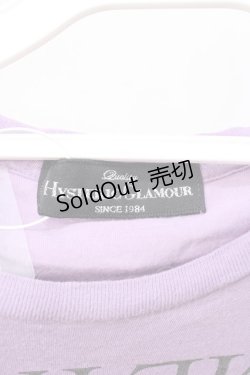 画像4: HYSTERIC GLAMOUR / ヒスガールラメTシャツ F パープル Y-25-07-21-080-PU-TS-SZ-ZT021