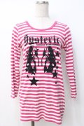 HYSTERIC GLAMOUR / ヒスガールボーダーTシャツ F ピンク Y-25-07-21-081-PU-TS-SZ-ZY