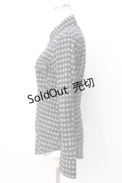 画像2: HYSTERIC GLAMOUR / スカル×スター総柄シャツ F 黒 Y-25-07-21-082-PU-BL-SZ-ZY
