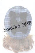 axes femme kawaii / タータンチェックベレー帽  ブルー Y-25-07-21-013-AX-AC-AS-ZY