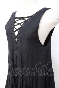 画像4: HYSTERIC GLAMOUR / ヒスベア刺繍ワンピ F 黒 Y-25-07-21-085-PU-OP-SZ-ZY