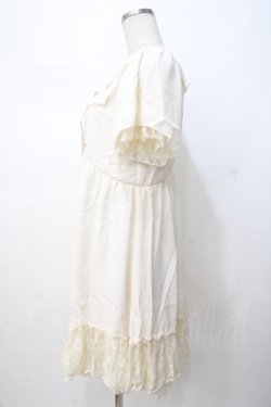 画像2: axes femme / レース生地切替スリットチュニ M 生成り Y-25-07-21-093-AX-OP-SZ-ZY