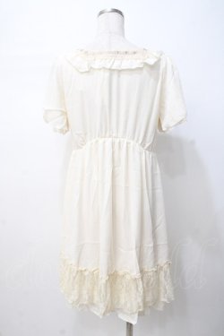 画像3: axes femme / レース生地切替スリットチュニ M 生成り Y-25-07-21-093-AX-OP-SZ-ZY