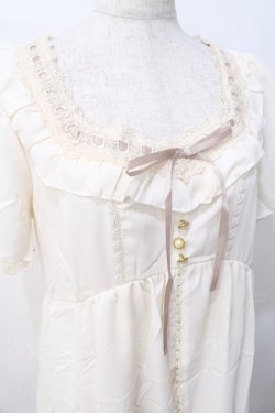 画像4: axes femme / レース生地切替スリットチュニ M 生成り Y-25-07-21-093-AX-OP-SZ-ZY