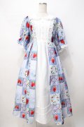 axes femme kawaii / ハピネスベリーワンピース M サックス Y-25-07-21-100-AX-OP-SZ-ZY