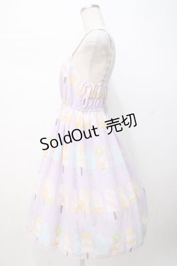 画像2: Leur Getter / アイスキャンディーキャミワンピース  ラベンダー Y-25-07-21-104-LU-OP-SZ-ZY