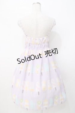 画像3: Leur Getter / アイスキャンディーキャミワンピース  ラベンダー Y-25-07-21-104-LU-OP-SZ-ZY