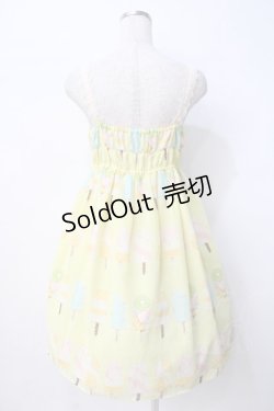 画像3: Leur Getter / アイスキャンディーキャミワンピース  イエロー Y-25-07-21-105-LU-OP-SZ-ZT197