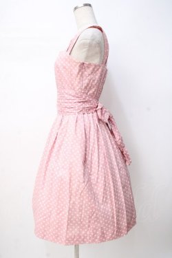 画像2: Jane Marple / ドットサンドレス  ピンク Y-25-07-21-106-JM-OP-SZ-ZY