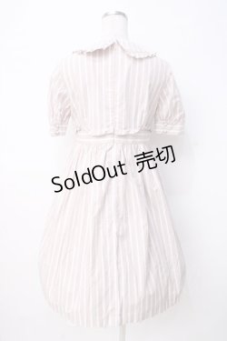 画像3: MILK / ストライプ半袖ワンピース  ピンク Y-25-07-21-107-ML-OP-SZ-ZY