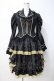 画像1: ALICE and the PIRATES / ALICE and the PIRATES×HIZAKI（Versailles）ワンピース  黒 Y-25-07-21-110-PA-OP-SZ-ZY (1)