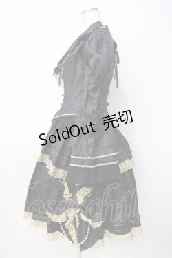 画像2: ALICE and the PIRATES / ALICE and the PIRATES×HIZAKI（Versailles）ワンピース  黒 Y-25-07-21-110-PA-OP-SZ-ZY