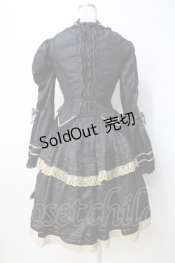 画像3: ALICE and the PIRATES / ALICE and the PIRATES×HIZAKI（Versailles）ワンピース  黒 Y-25-07-21-110-PA-OP-SZ-ZY