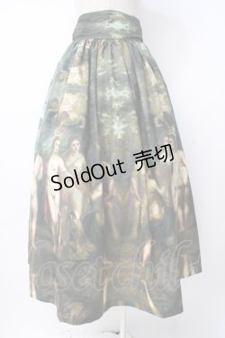 画像3: microcosm / 黄金の林檎　ギャザースカート  グリーン Y-25-07-21-111-GO-SK-SZ-ZY