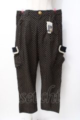 Franche Lippee / ドットパンツ 黒 Y-25-07-21-113-LO-PA-SZ-ZT0725Y