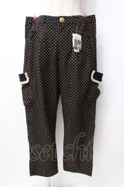画像1: Franche Lippee / ドットパンツ  黒 Y-25-07-21-113-LO-PA-SZ-ZY