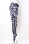 画像2: axes femme / 花柄レギンス  紺 Y-25-07-21-114-AX-PA-SZ-ZT427 (2)
